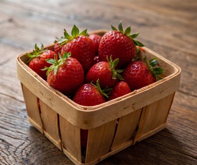 Panier de fraises du Québec